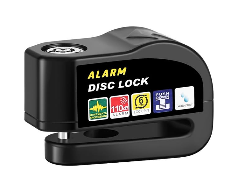 Motorcycle Alarm Disc Brake Lock