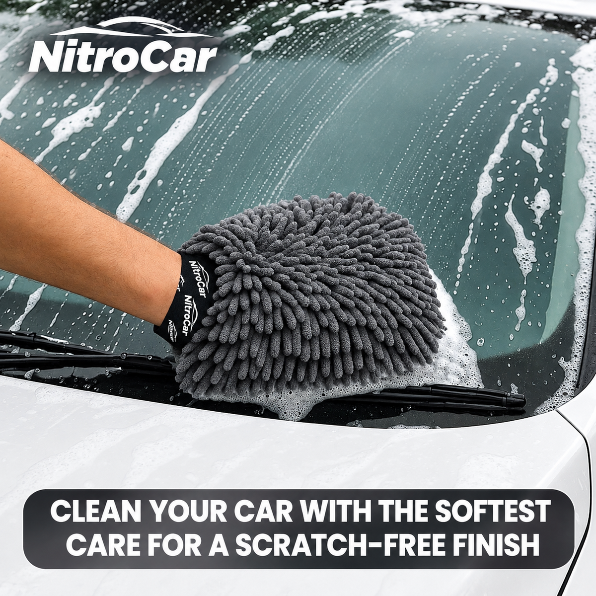 Microfiber Wash Mitt (NC-74)