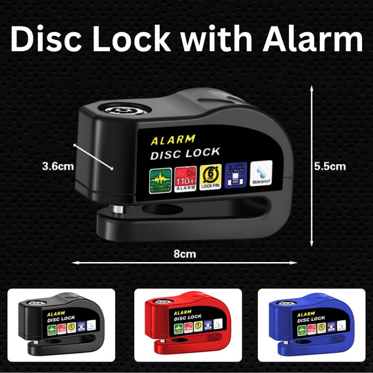 Motorcycle Alarm Disc Brake Lock
