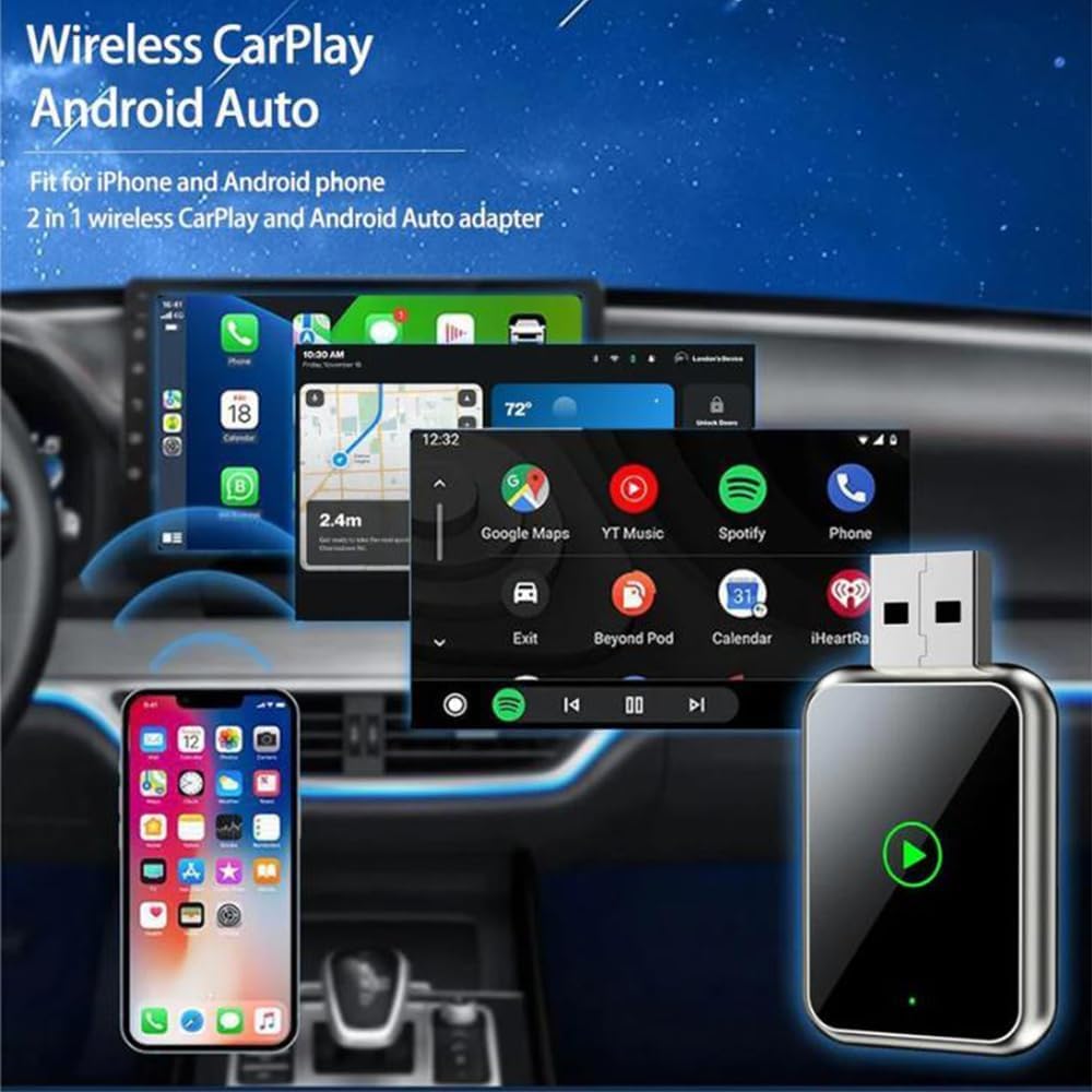 Wireless CarPlay & Android Auto Adapter (NC-58)