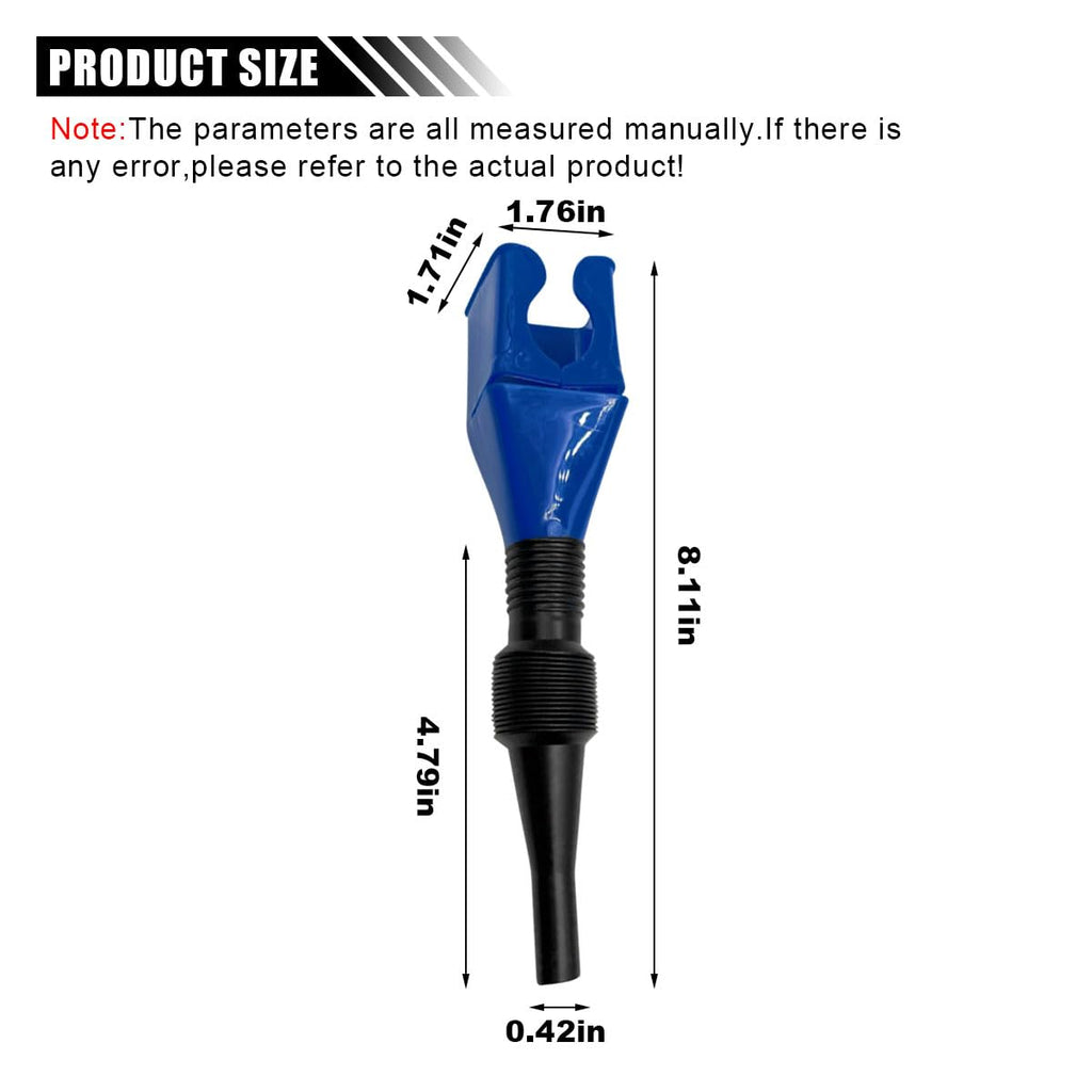 Retractable Car Fuel Funnel-(pack of 2) (NC-43)