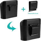 Car Trash Bin with Lid Hanging Back Clip Mini Garbage Container for Car Interior