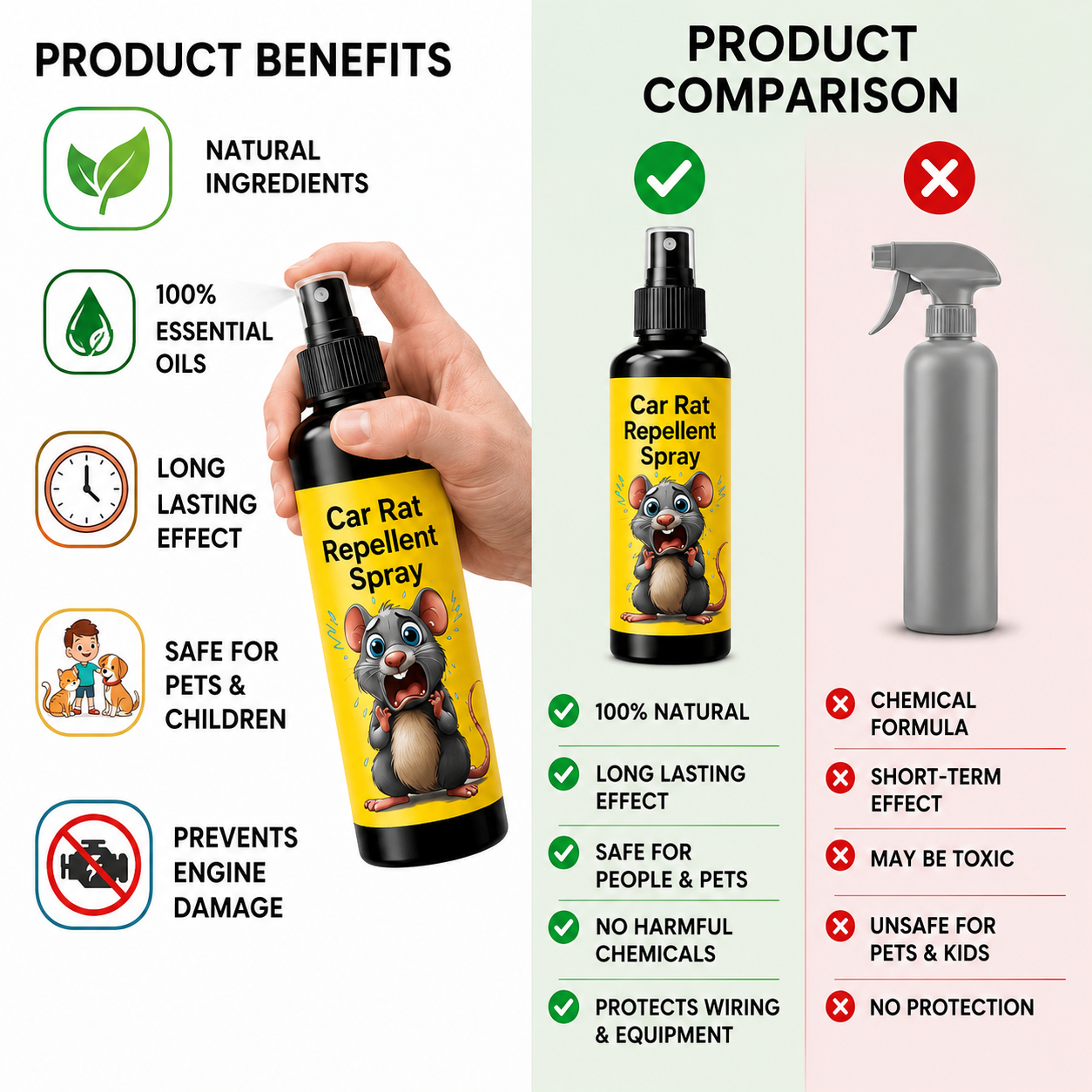 Rat Repellent Spray (NC-65)