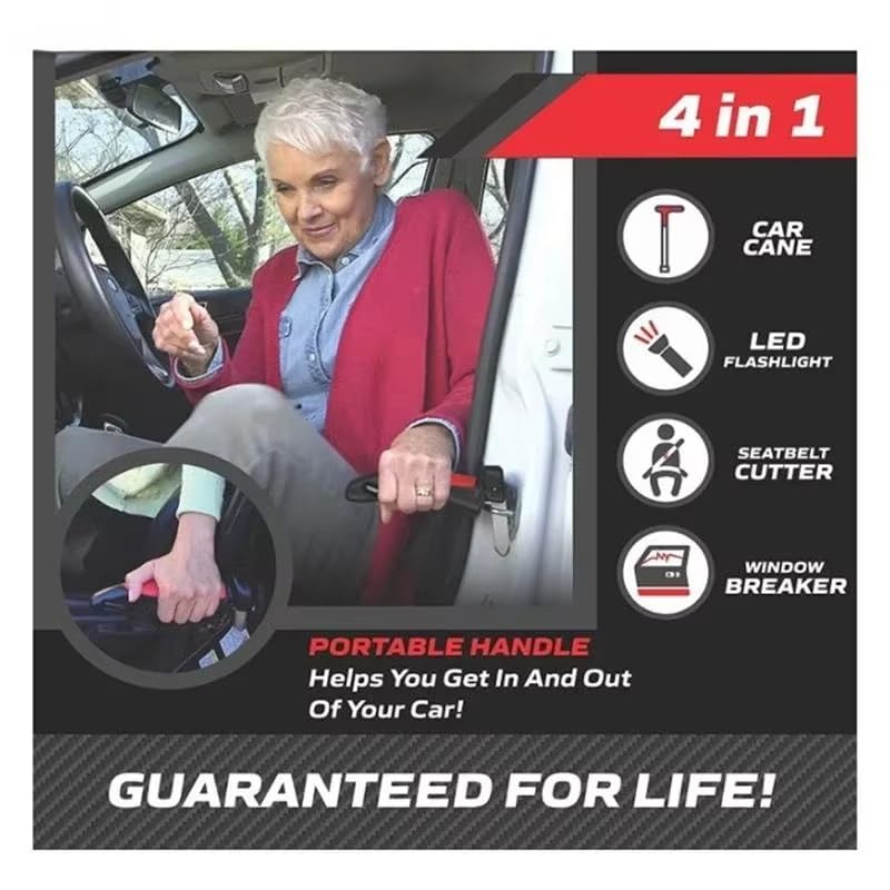 Car Support Handle with Window Breaker (NC-55)