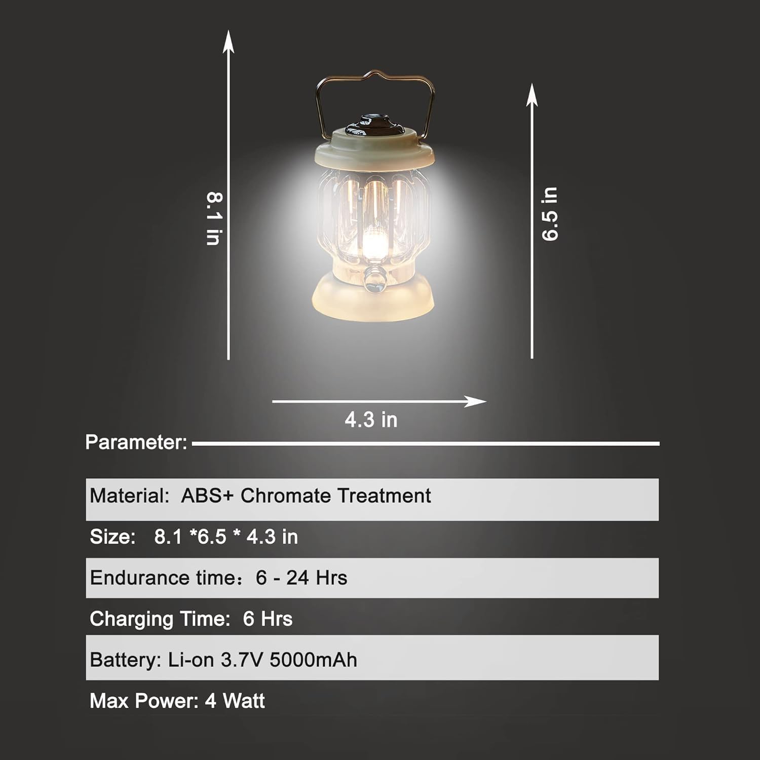 Rechargeable Solar Emergency Light Lantern (NC-48)
