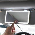 Car Sun Visor Vanity Mirror, Makeup Mirror with 3 Light Modes & 60 LEDs Rechargeable Led Light Car Mirror