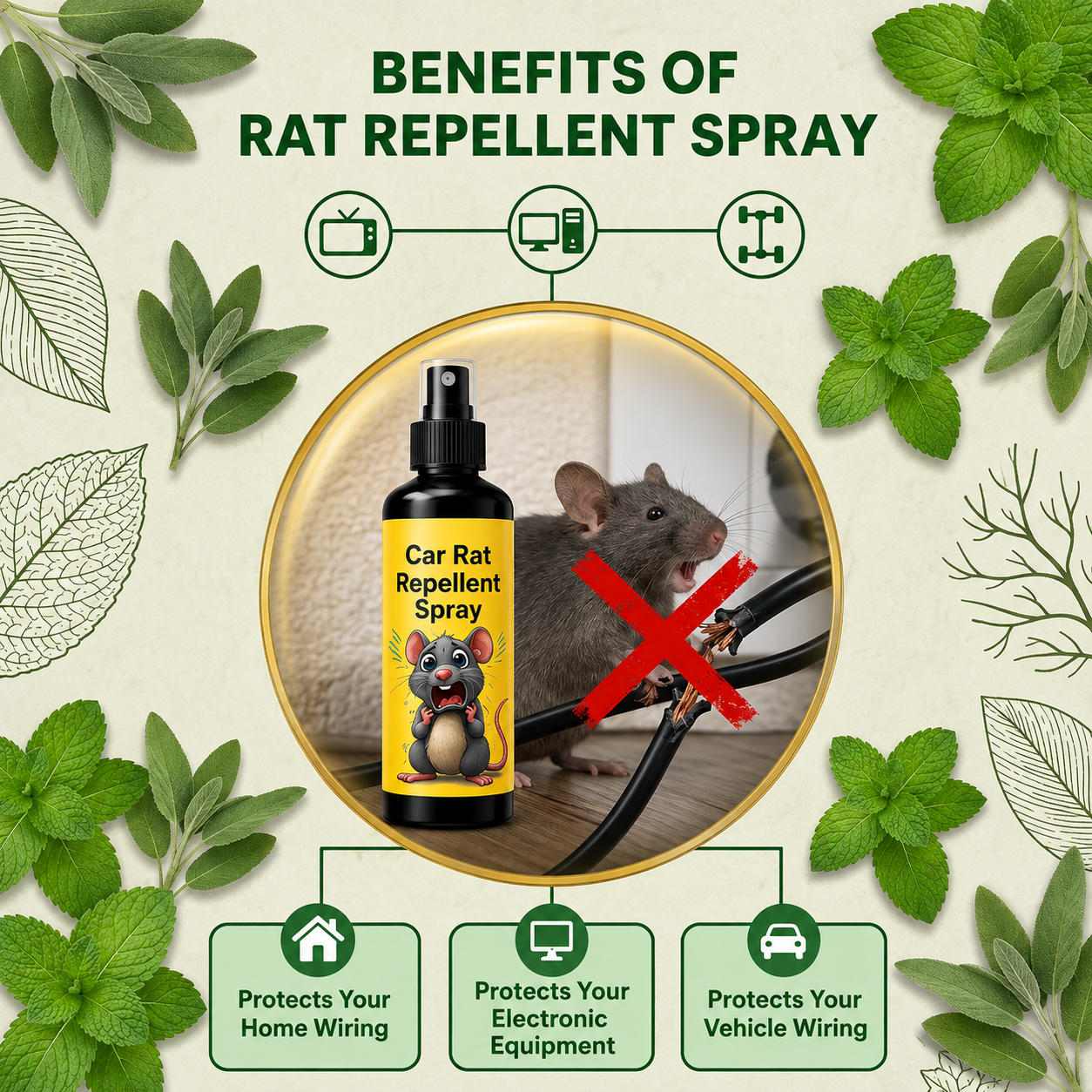 Rat Repellent Spray (NC-65)