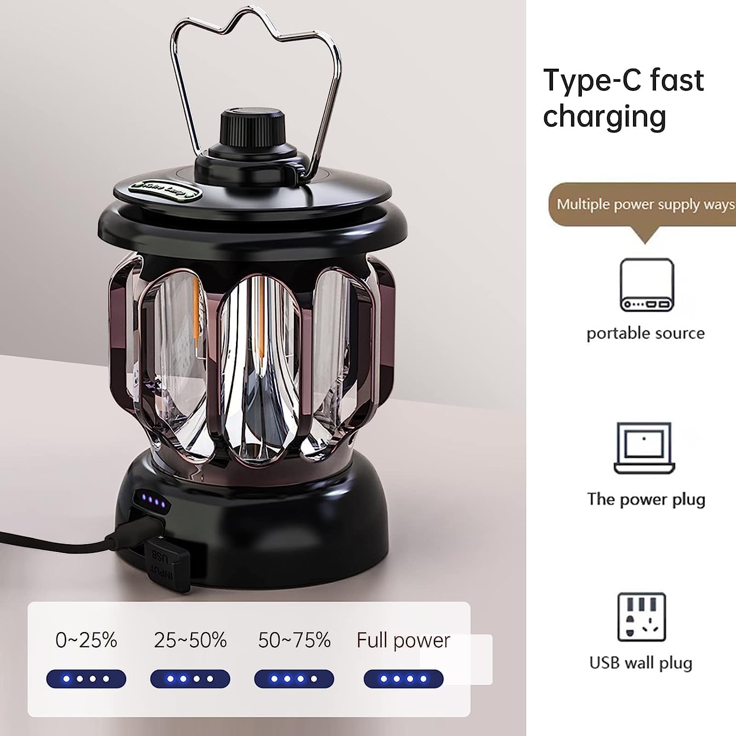 Rechargeable Solar Emergency Light Lantern (NC-48)