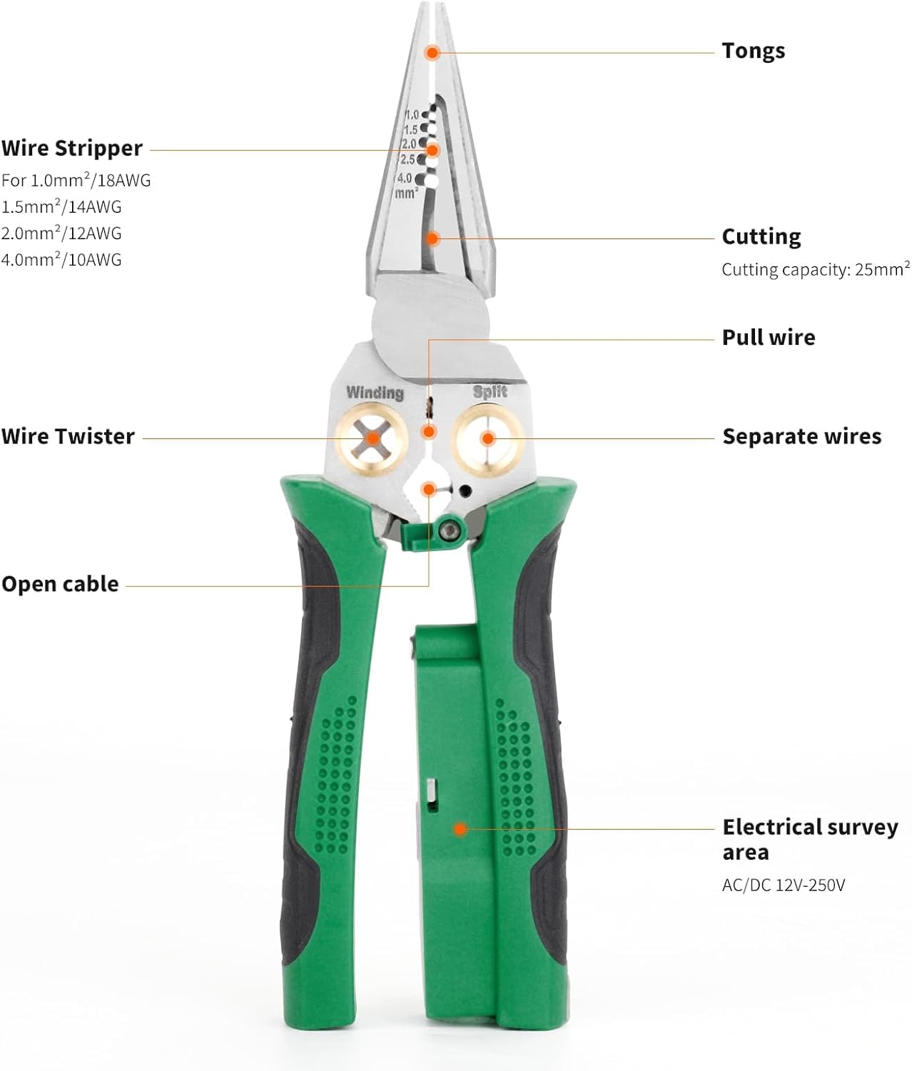 Special Wire Stripper Twister with Electricity Measurement Function (SA-07)