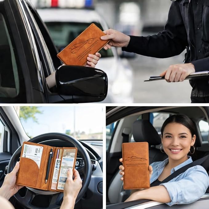 Car Registration and Insurance Card Holder