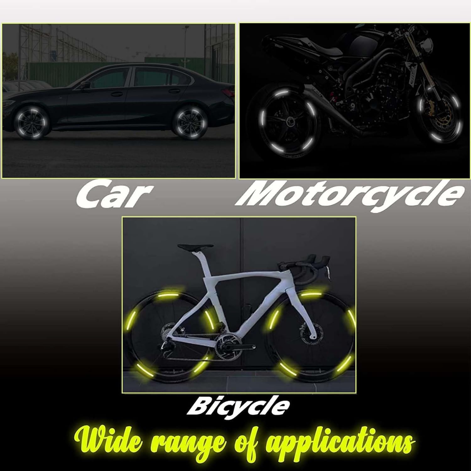 Reflective Wheel Rim Stickers