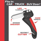 Car Support Handle with Window Breaker (NC-55)