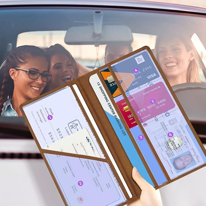 Car Registration and Insurance Card Holder