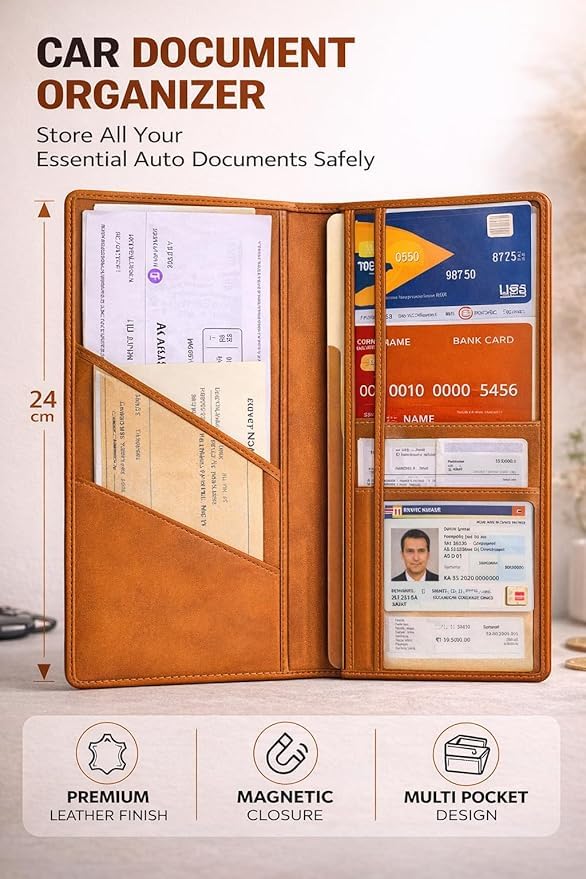 Car Registration and Insurance Card Holder