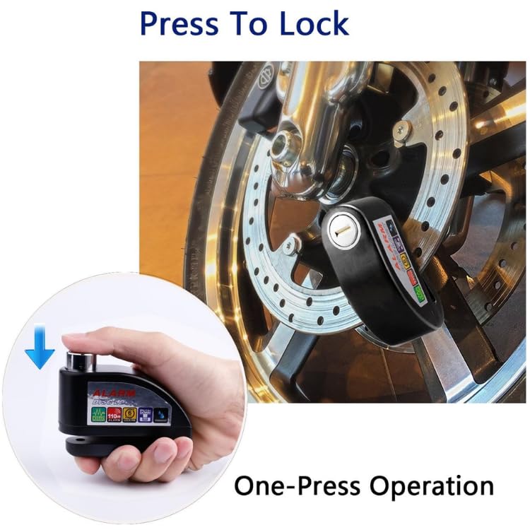 Motorcycle Alarm Disc Brake Lock
