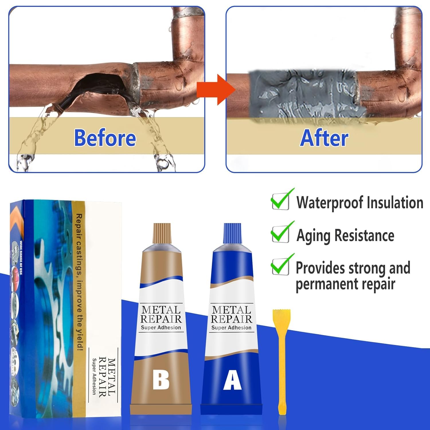Metal Repair Epoxy Glue