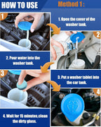 Automotive Glass Wiper Cleaning Tablets